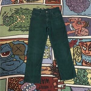 RIGOLLETTO GREEN CORDUROY